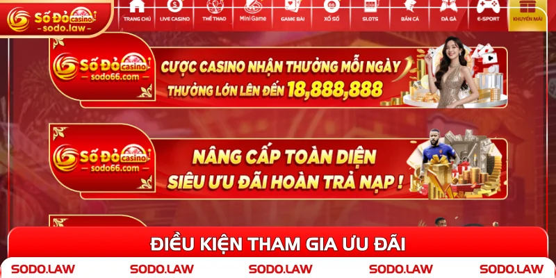 Điều kiện tham gia ưu đãi