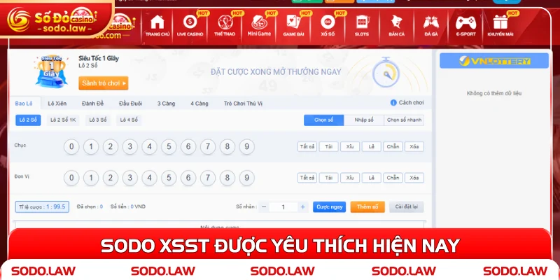 SODO XSST được yêu thích hiện nay